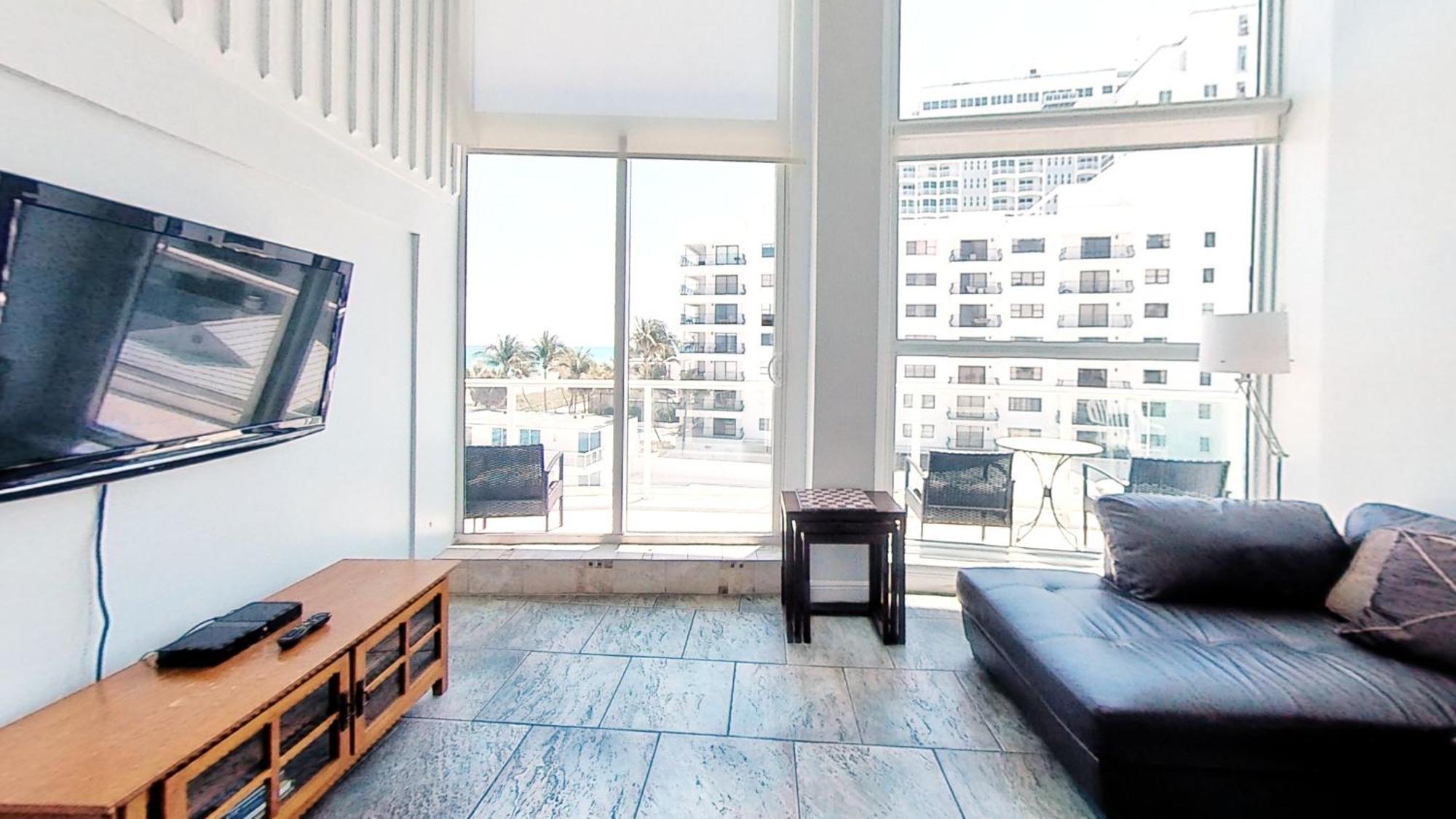 Castle M16 Oceanview Loft With Beach Access, Pool, Tennis And Free Parking! Miami Beach Ruang foto