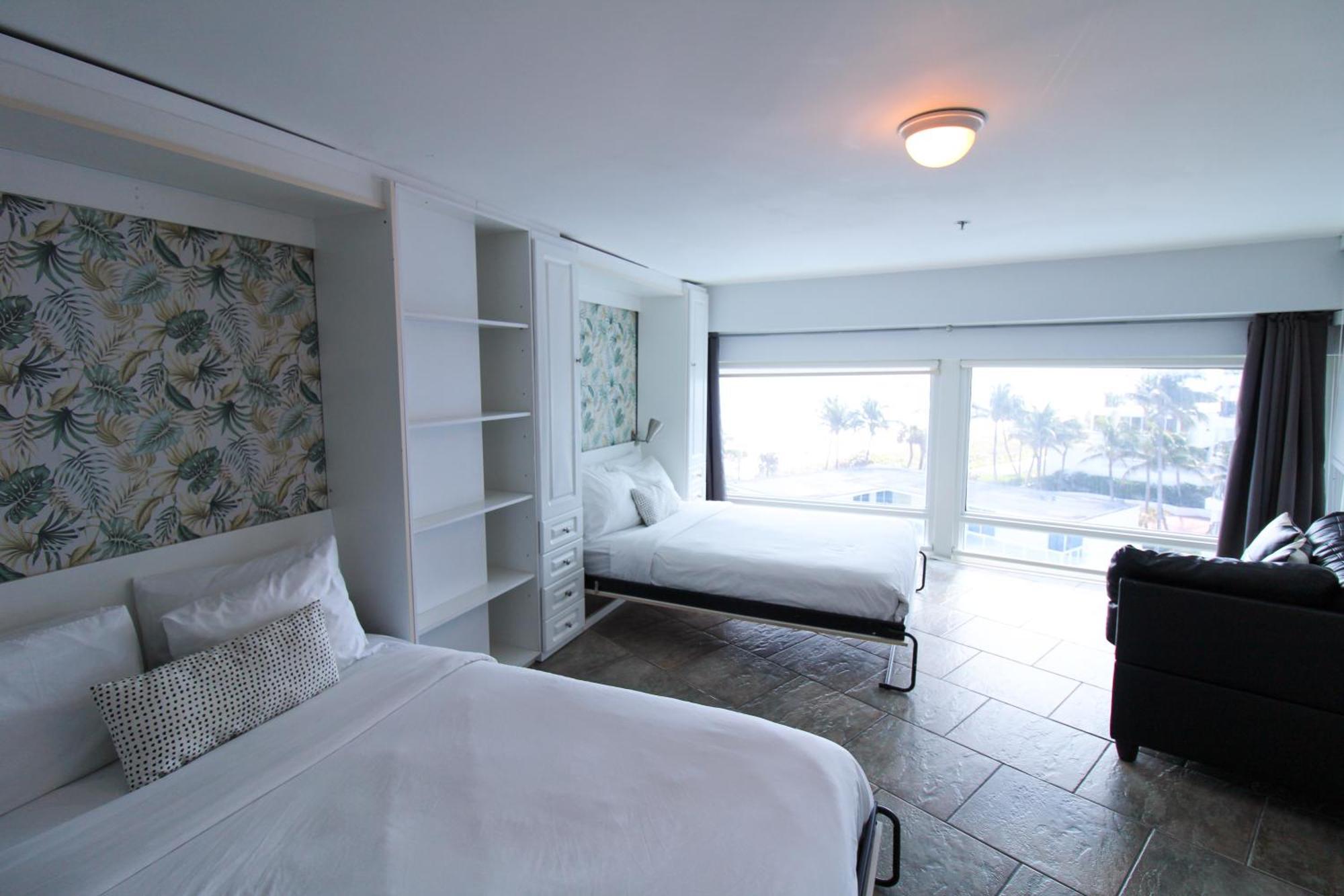 Castle M16 Oceanview Loft With Beach Access, Pool, Tennis And Free Parking! Miami Beach Bagian luar foto